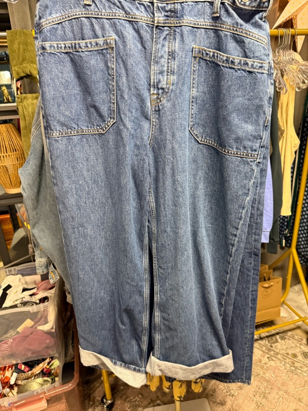 Free People We the Free Palmer Cuffed Jeans - Picture 3 of 6